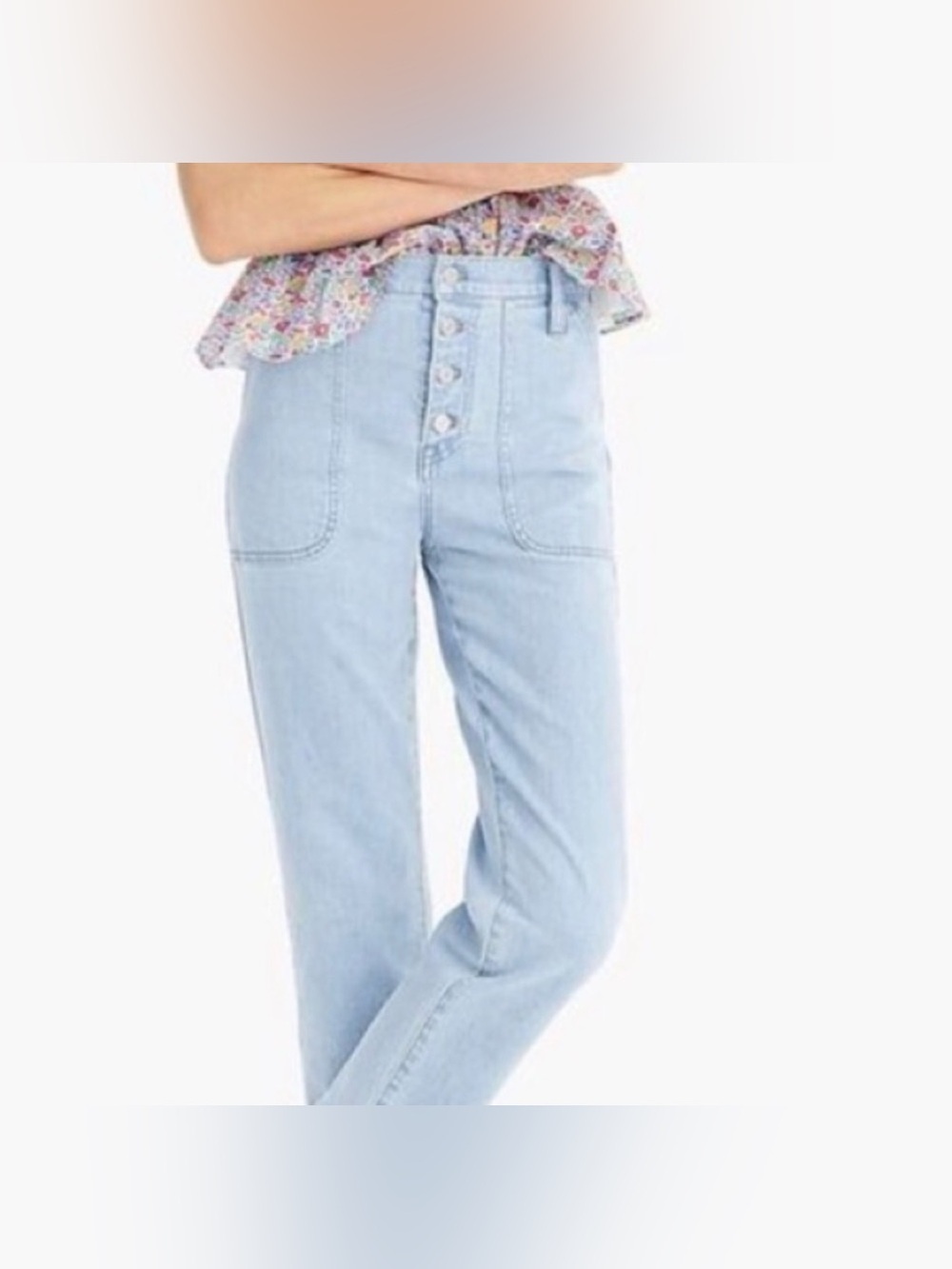 J. Crew Straight Leg Crop Jeans 27. B15